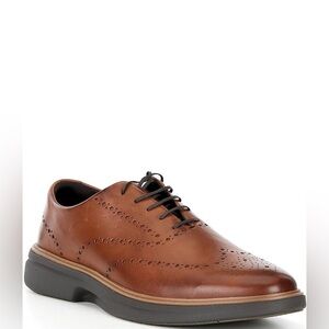 Cole Haan Tan Leather Oxford Shoes